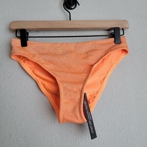 Triangl Dylla Bikini Bottoms in Apricot Sparkle size L NWT